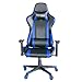 PRIXTON Predator - Sedia Gaming/Sedia da Ufficio Ergonomica con Altezza Regolabile e braccioli Imbottiti in Schiuma ad Alta consistenza, Cuscino cervicale Incluso - Blu