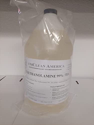 Triethanolamine - Tea 99% - UniClean America - Made in USA - Size: 128 fl oz