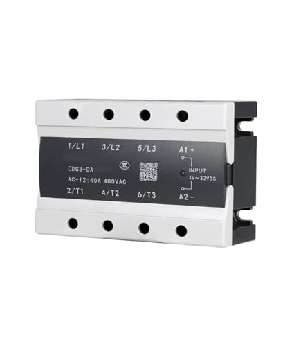Relé de estado sólido trifásico 100A 380V SSR-DA40A con control DC a AC 4
