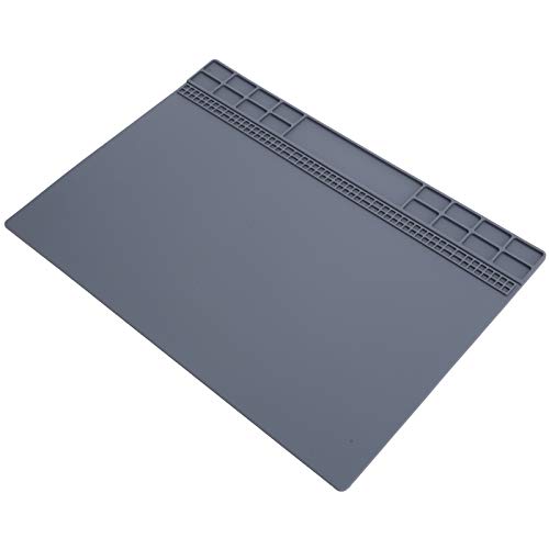 Qiilu Tools Gray Rubber Rubber Mat Non Slip Watch Repair Table Pad Watchmaker Maintenance Accessory Gray