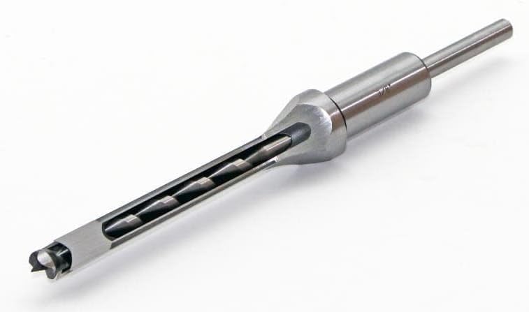 Fisch Mortise Chisel & Bit Set 5/16" Dia x 5/8" x 8-1/2" OAL – Hollow Square Mortise Chisel with Bit – Precision Woodworking Tool – Made in Austria | FSG-370062