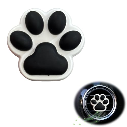 Image of Dog Paw Air Fresheners Car Diffuser Vent Clip, Car Decoration, Cute Interior Accessories for Women, Automotive Air Fresheners, Decorations (Black, 1)