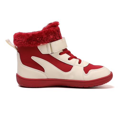 Kids Barefoot Winter Boots - Waterproof, Non-Slip, Warm Fit4