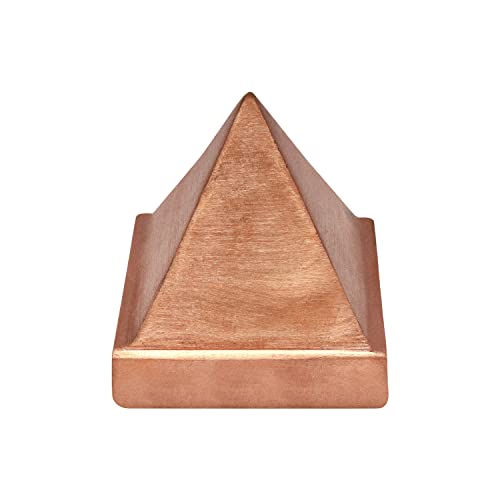 Image of Vastu Copper Pyramid Solid |2.5inch |Weight- 845gm Approx |Pyramid for South-East Entrance, Toilet, Kitchen, Bedroom Vastu Defect Dosha Remedies (Copper) |Pack of 1