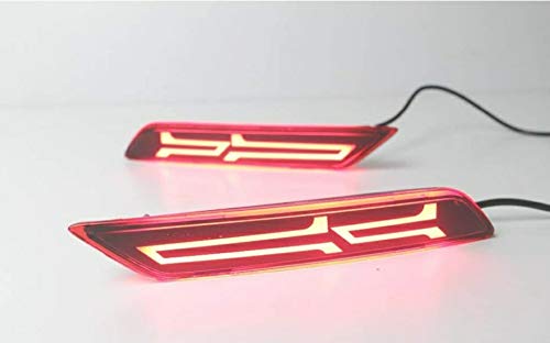SDR Led Car Reflector Rear Brake Bumper Light Compatible with New Honda city rear reflector light (2017-2019)