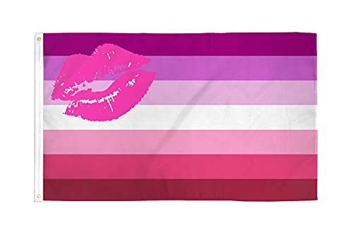 AZ FLAG Lipstick Lesbian Pride Flag 3x5 ft 100D Polyester 2 Grommets