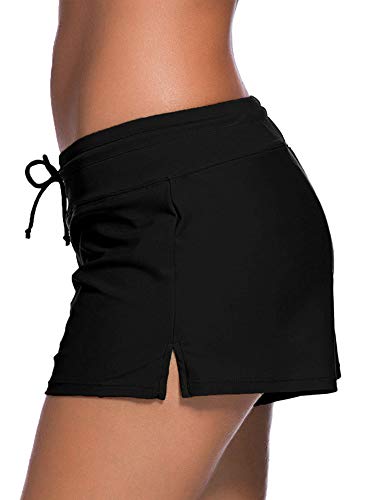 WILLBOND Women Swimsuit Shorts Tankini Swim Briefs Plus Size Bottom Boardshort Summer Swimwear Beach Trunks for Women2