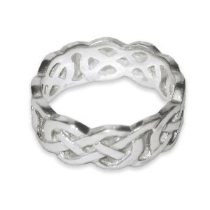Baxters Jewellers Sterling Silver Gents Celtic Ring
