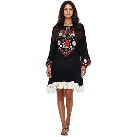 Vestido Estilo Túnica Corto para Mujer Cover