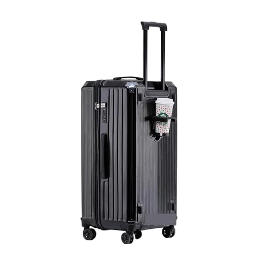 MUdson Trunk Travel Trolley Case 24''26''28''30''32''34''36'' Luggage Suitcases On Wheels Carry-on Suitcase Rolling Luggage Durable (Color : White and Blue, Size : 36-inch)2