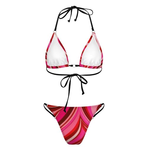 Women's Two Pieces Bikini Set High Leg Tankini 5