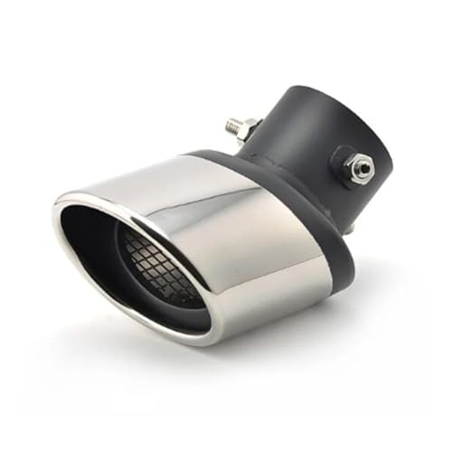 BFRDGE Tuyau d'échappement de Voiture, pour Peugeot 106 205 206 206 S 206 SW 206 SW 206Cc 207 207Cc 207 SW 208 Double Embout D'échappement Sorties en Acier...