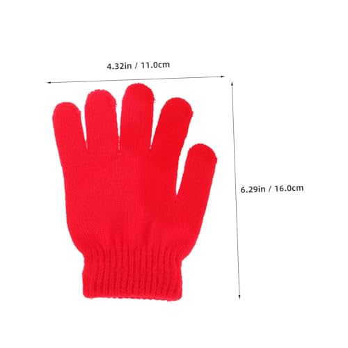 Warm Knitted Gloves for Autumn and Winter Full Finger Design for Ages Lightweight and Washable for Outdoor2