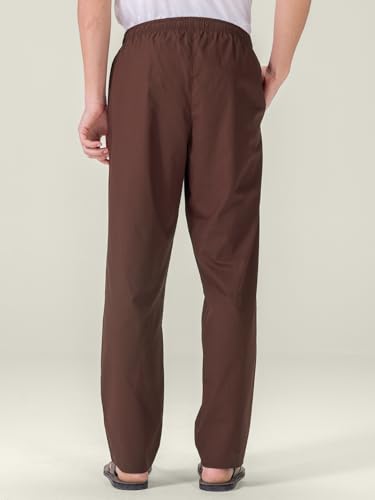 Image of DAMENSCH Relaxed Fit Premium Cotton Casual Style, Dual Pockets, Ultra light, Breathable, Anti-Bacterial, Stretchable, Soft Comfortable, Lounge Pyjamas For Men