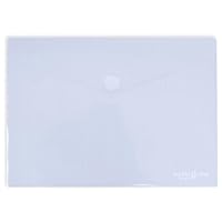 Grafoplás Packung mit 5 Briefumschlägen aus Kunststoff, A3, Klettverschluss, Hellblau, Multiline, 33,5 x 24 cm, durchscheinend gestreiftes Polypropylen, perfekt für Zeichnungen und große Dokumente