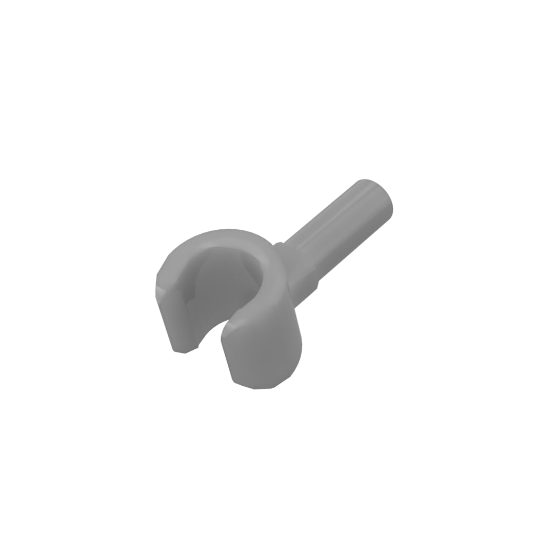 3820 ?? Minifig Hand 50 Pieces GDS-1425 Compatible with Lego Building Blocks Color:Flat Silver 315 โ image 1
