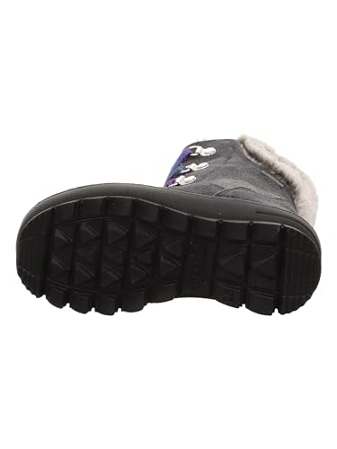 Girl's Modern Snow Boot, Grau Lila 2010, 0 UK Wide4