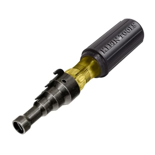 Klein Tools 85191 Screwdriver / Conduit Reamer, Conduit Fitting and Reaming Screwdriver for 1/2-Inch, 3/4-Inch, and 1-Inch Thin-Wall Conduit