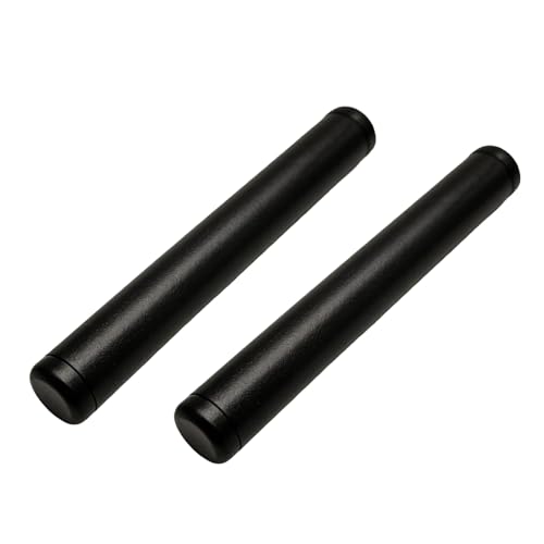 PureSphere 2Pcs Smell Proof Containers Waterproof Aluminum Alloy Odor Proof Tubes Compact Travel Sealed Containers for Spices Pills Small Essentials Leak Proof Pocket Storage (Black)