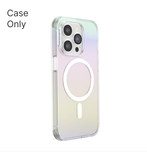 Image of PopSockets iPhone 14 Pro Max Case with MagSafe, Phone Case for iPhone 14 Pro Max, Grip Sold Separately, Wireless Charging Compatible, Cute Shimmer