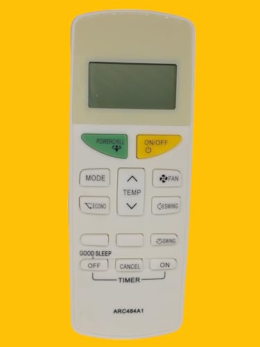 Image of AMAZOR All Ac Remote Control Compatible For Daikin Air Conditioner Remote (Arc484A1),White
