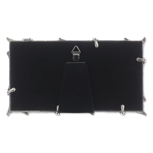 Image of Lawrence Frames Metal Frame, Branch Design, Silver, 4x4 Double
