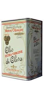 Premiato Oleificio Vanini Osvaldo - Lenno (Como) - Aceite de oliva virgen extra - Producto Artesanal Italiano - Lata de 5 L