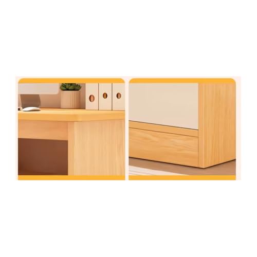 Tocador con espejo y taburete para dormitorio con cajones de gran capacidad 5