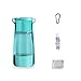 Portable Dog Water Bottle SHAFGO 2 in 1 Puppy Travel Water Dispenser No Spill for Walking Dishwasher Safe