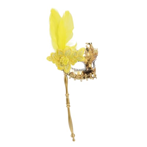 OATIPHO Masquerade Stick Decorative Half-face for Carnival Costume Parties Events Lightweight Safe Elegant Design for Adults Boys and