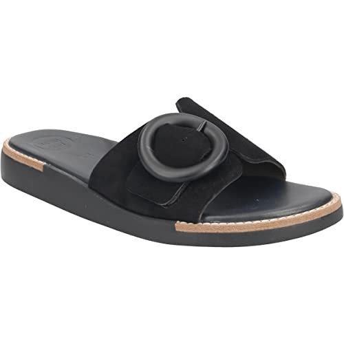 Paul Green Sandalette 6041-043, Rauleder, Schwarz, Damen EU 6,5/40