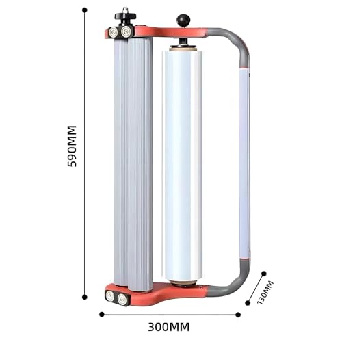 Ręczny podajnik folii stretch, Stretch Film Dispenser Handheld 500mm Width 157mm Max Diameter