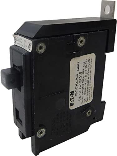 GHQ1015 - Thermal Magnetic Circuit Breaker, G-Frame, Ghq Series, 277 VAC, 15 A, 1 Pole, DIN Rail, Panel