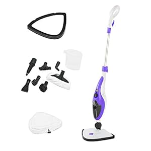 10 in 1 1500W Neo® Hot Steam Mop Cleaner Floor Carpet Window Washer Hand Steamer (Purple)