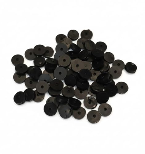 Image of Ear Buttons for Earrings (200 Pcs) | Earring Back Button Support | Invisible Ear Lobe Support | Earring Stopper Back Button for Droopy Earrings