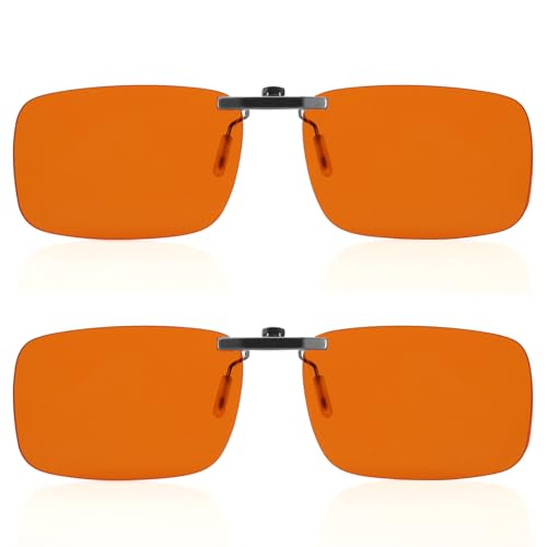 FIONOFY Clip-on Blue Blocking Eye Wear Glasses | Gaming Glasses