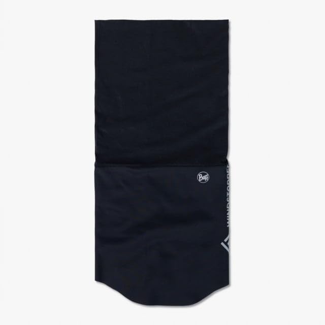 Buff Adult Windproof Neck Gaiter, Head and Neck Protection from Cold and Wind, Breathability, Ultra-Stretch Technology, Inner Polar Fleece Layer, Solid Black, One Size