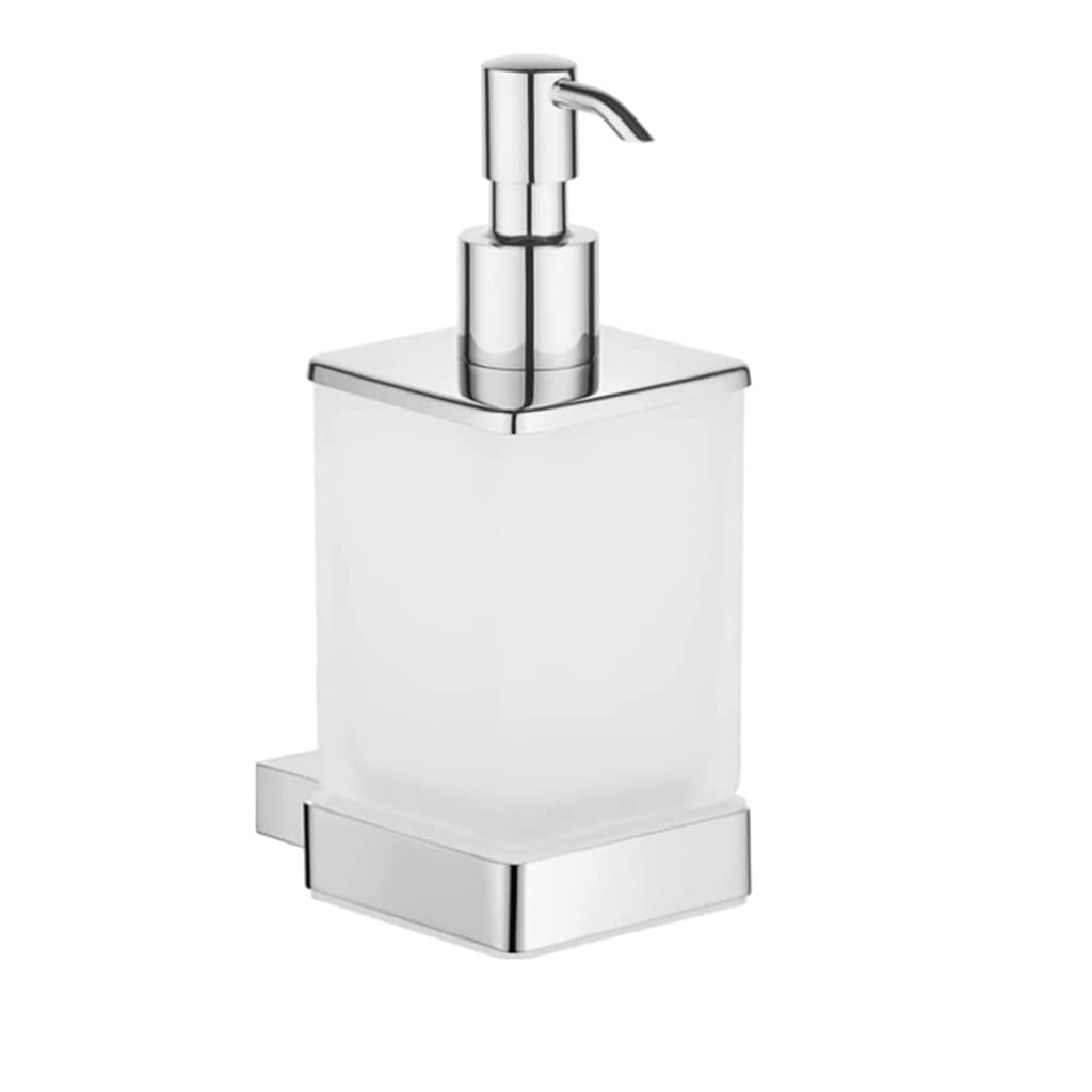 Dozownik mydła Glazen Zeepdispenser Muurbevestiging Herbruikbare Werkbladen Lotion Dispensers Badkamer Handpers Type Lotion Fles 8.5oz do łazienki