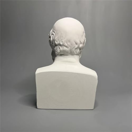 Socrates Statue Socrates Bust Collection Greek Philosopher Head Figurine Gypsum Figure Mythology Sculpture for Living Room Home Shelf Decor,Modern Home Decoration Sketch Practice DIY Art Model - Image 4