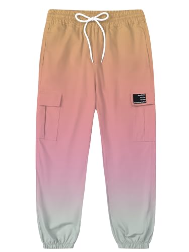 Image of SANGTREE Girls & Womens Printing Cargo Jogger Pants,6 Years - Women 2XL