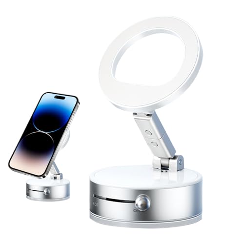 Support téléphone portable magnétique voiture alliage aluminium pliable