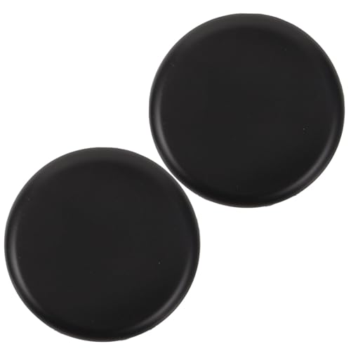 TOBBOMEY 2個 壁用乾式壁穴カバー 耐久性プラスチック製丸型装飾カバー 取り外し可能で再利用可 膏ボード 木材 ル対応の壁穴補修用