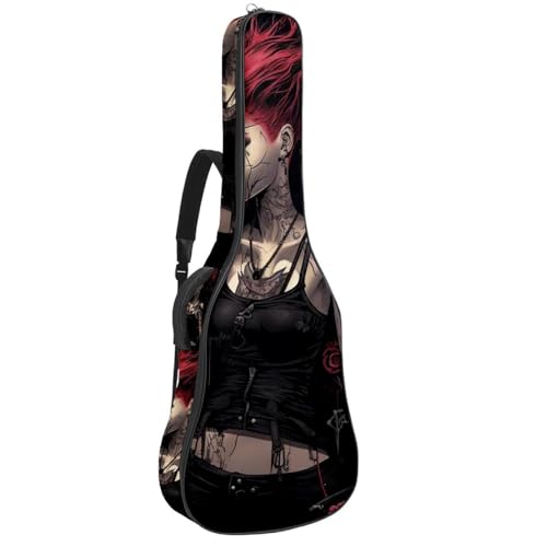 Sac pour guitare acoustique étanche multicolore housse de transport avec poches