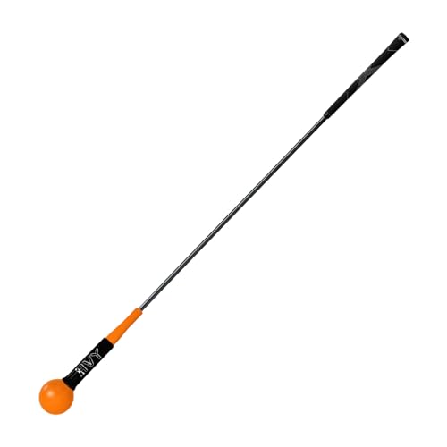 HVY Golf Swing Trainer,Golf Swing Training Aid for Improve Strength Tempo Balance and Flexibility,Golf Warm-Up Stick for Indoor&Outdoor Practice Chipping Hitting Golf Training Aid