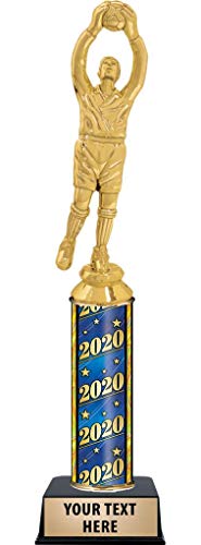 Crown Awards Goalie Soccer Male Trophies, Personalized 2020 Goalie Soccer Male Trophy, Custom