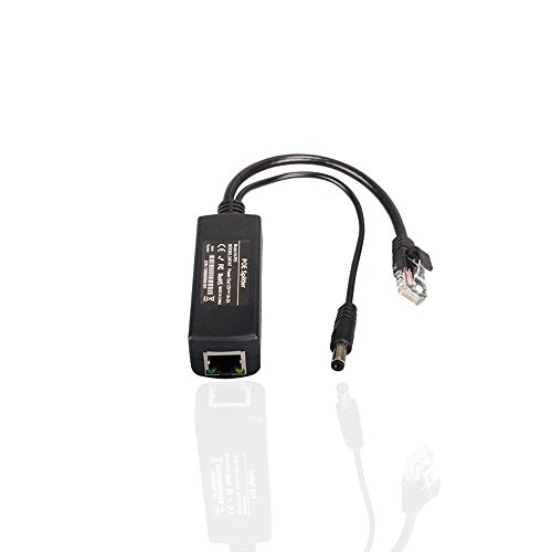 LFHUKEJI PoE Splitter, 24V to 12V, Compatible with Most Switches and Web Cameras