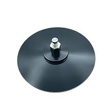 His Smith Attachments Reciprocating Motion Machine Base Parts Suction Cups U-vac-Lock Compatible with KlicLok System Connector Smooth Surface Stainless Steel Black Large Size 4.70"