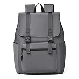 Laptop backpack, travel backpack, large capacity, suitable for men and women's leisure and business use (gray)