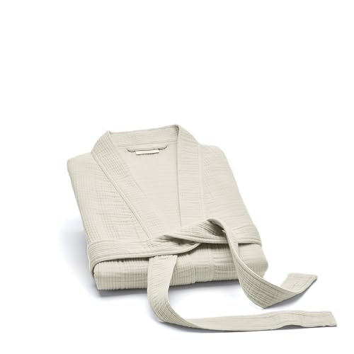 Image of BOLL & BRANCH Dream Robe - 100% Organic Cotton - Ultra Soft, Lightweight, Breathable, and Pre Shrunk - Unisex