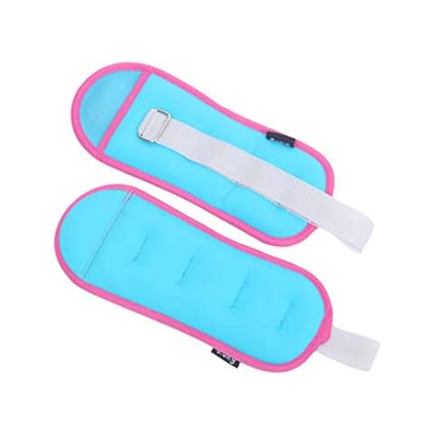 Ankle Weight, Wrist Weights, Ankle Strap, 0.5 Kg to 1 Kg for a Pair, For Child Gymnastics, Dancing, Aerobics Exerciseblue-single0.5KG Cover